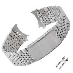 18mm 20mm 22mm Solid Stainless Steel Strap for Seiko for Omega Metal Watchband Quick Release Folding Buckle Bracelet Accessories