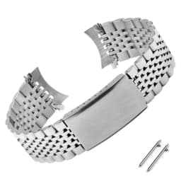 18mm 20mm 22mm Solid Stainless Steel Strap for Seiko for Omega Metal Watchband Quick Release Folding Buckle Bracelet Accessories
