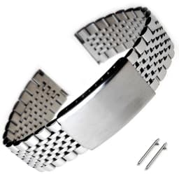 18mm 20mm 22mm Solid Stainless Steel Strap for Seiko for Omega Metal Watchband Quick Release Folding Buckle Bracelet Accessories