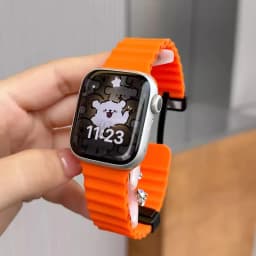 Magnetic Buckle Strap For Apple Watch Band Ultra 2 49mm 45mm 44mm 40mm 41mm 42mm 38mm Silicone Bracelet iWatch Series 7 6 se 8 9