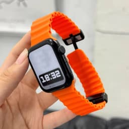 Magnetic Buckle Strap For Apple Watch Band Ultra 2 49mm 45mm 44mm 40mm 41mm 42mm 38mm Silicone Bracelet iWatch Series 7 6 se 8 9