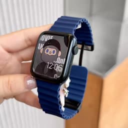 Magnetic Buckle Strap For Apple Watch Band Ultra 2 49mm 45mm 44mm 40mm 41mm 42mm 38mm Silicone Bracelet iWatch Series 7 6 se 8 9