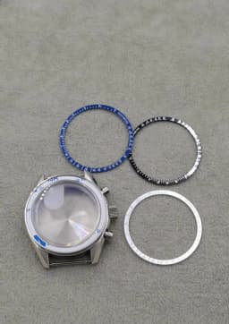 High Quality VK63 Case 39.7mm Moonswatch Metal Case Chronograph Case Bezel, VK63 Fashion Business Watch Sealed Back Moon Watch