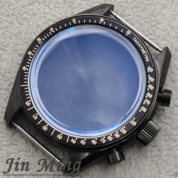 High Quality VK63 Case 39.7mm Moonswatch Metal Case Chronograph Case Bezel, VK63 Fashion Business Watch Sealed Back Moon Watch