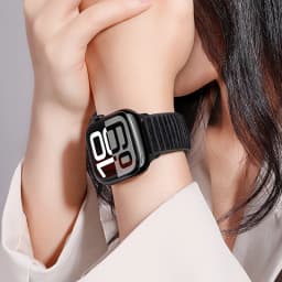 Nylon loop Strap For Apple Watch Band 46mm 42mm 45mm 44mm 40mm 41mm 38 49 mm Bracelet For IWatch Series Ultra 11 10 9 8 7 6 SE 5