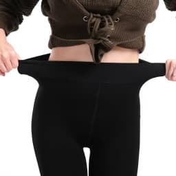 Autumn Winter Warm Fleece Women Leggings Velvet Thicken High Waist Tights Elastic Slim Solid Color Leggings Prevent Cold Tights