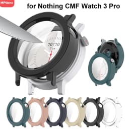 PC Case+Glass for Nothing CMF Watch 3 Pro Smart Screen Protector Hard Bumper Protective Cover for CMF Watch 3 Pro Accessories