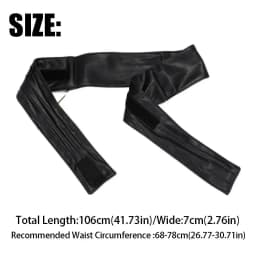 Sweet Elastic Wide Waist Belt Elegant PU Leather Women Waistband Soft Adjustable Dress Decoration Belts Party Decoration