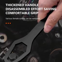 SEAMETAL Universal Torx Wrench Adjustable Wrench Board Double-head Multipurpose Torx Spanner Repair Hand Tools 3-17mm 8-24mm