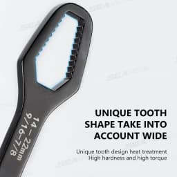 SEAMETAL Universal Torx Wrench Adjustable Wrench Board Double-head Multipurpose Torx Spanner Repair Hand Tools 3-17mm 8-24mm