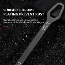 SEAMETAL Universal Torx Wrench Adjustable Wrench Board Double-head Multipurpose Torx Spanner Repair Hand Tools 3-17mm 8-24mm