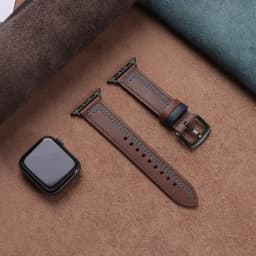 Genuine Leather loop strap For Apple watch Ultra2 band 44mm 45mm 49mm 40mm 42/46mm/41mm bracelet iWatch series 10 9 8 7 4 5 6 se