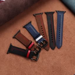 Genuine Leather loop strap For Apple watch Ultra2 band 44mm 45mm 49mm 40mm 42/46mm/41mm bracelet iWatch series 10 9 8 7 4 5 6 se