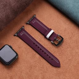 Genuine Leather loop strap For Apple watch Ultra2 band 44mm 45mm 49mm 40mm 42/46mm/41mm bracelet iWatch series 10 9 8 7 4 5 6 se