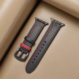 Genuine Leather loop strap For Apple watch Ultra2 band 44mm 45mm 49mm 40mm 42/46mm/41mm bracelet iWatch series 10 9 8 7 4 5 6 se