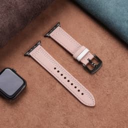Genuine Leather loop strap For Apple watch Ultra2 band 44mm 45mm 49mm 40mm 42/46mm/41mm bracelet iWatch series 10 9 8 7 4 5 6 se