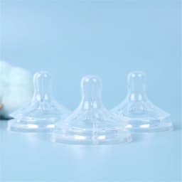 Silicone Nipple Accessories, 5.5cm Wide Mouth, Natural Shape, Skin-Friendly Silicone, For Baby Bottles, Easy to Clean