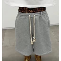 American High Street Fashion Brand Y2K Double Waist Embroidered Design Casual Loose Five Quarter Shorts
