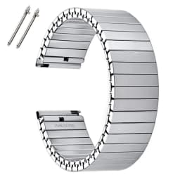 18mm 20mm 22mm Stretch Expansion Stainless Steel Watch Band Strap Metal Elastic Belt Accessories Men Women Matte Strap Bracelets