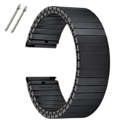 18mm 20mm 22mm Stretch Expansion Stainless Steel Watch Band Strap Metal Elastic Belt Accessories Men Women Matte Strap Bracelets