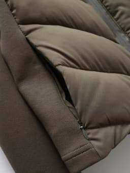 2026 Autumn Winter Women's Elegant Patchwork Hooded Air Cotton Jackets Lady Fashion Army Green Warm Slim Fit Sports Parkas Coats