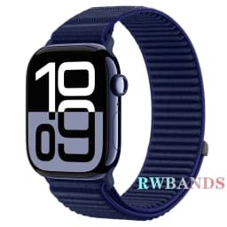 Nylon loop Strap For Apple Watch Band 46mm 45mm 44mm 49mm 40mm 41mm 38mm 42mm Bracelet For IWatch Series Ultra 10 9 8 7 6 SE 5 3