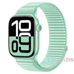 Nylon loop Strap For Apple Watch Band 46mm 45mm 44mm 49mm 40mm 41mm 38mm 42mm Bracelet For IWatch Series Ultra 10 9 8 7 6 SE 5 3