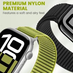 Nylon loop Strap For Apple Watch Band 46mm 45mm 44mm 49mm 40mm 41mm 38mm 42mm Bracelet For IWatch Series Ultra 10 9 8 7 6 SE 5 3