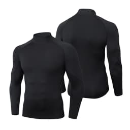 Winter Man Compression Shirt Cycling Clothing Warmth Shirt Warm Bottoming Shirt Men Compression T-Shirt Gym Sportswear