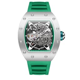ONOLA Luxury Automatic Watch Men Fashion Hollow Silicone Waterproof Mechanical Watch Men Military Sports Watch Clock