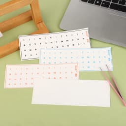 [Russian Language] Tear-Off Film Keyboard Sticker Desktop Laptop Key Sticker Single Film Universal Side Engraving Sticker