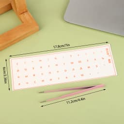 [Russian Language] Tear-Off Film Keyboard Sticker Desktop Laptop Key Sticker Single Film Universal Side Engraving Sticker