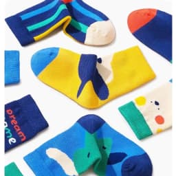 XJK Baby Socks Children Autumn Socks Boys Funny Puppy Pattern Socks 5 Pairs Cotton Socks Kids Sock