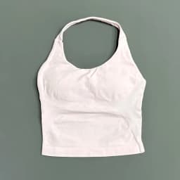 HISTELLO Sports Halter Top Seamless Longline Strappy Gym Tank Top Women Yoga Clothing Workout Fitness Sportswear Pilates Vest