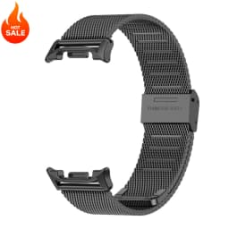 Mesh Stainless Steel Strap for Samsung Galaxy 8/8Classic 40mm 44mm 46mm Metal Men Bracelet for Galaxy Watch Ultra 47mm Wristband