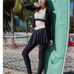 Women's Long Sleeve Long Pants Swimsuit Set 4pcs Tummy Control Slimming Athletic 2025 New Swimming Surf Dive Fall Swimsuit