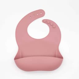 Food Grade Silicone Bib Food Catcher with Three-Dimensional and Multi-Stage Adjustment, Easy to Clean