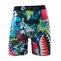 ETHIKA 1Pcs Men Underwear Boxers Breathable Mesh Crotch Mens Trunks Plus Size S-3XL Man Swimming Underpants Men's Panties Trunks