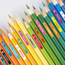 Custom Name Stickers for Water Bottles & School Supplies - Personalized Durable Labels with Colors, Waterproof & Eco-Friendly