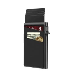 Slim Business Card Holder Rfid Minimalist Smart Wallet Pop Up Metal Box Credit Bank Visit Cardholder Case Porte Carte De Visite