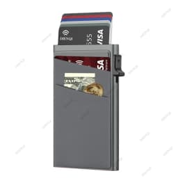 Slim Business Card Holder Rfid Minimalist Smart Wallet Pop Up Metal Box Credit Bank Visit Cardholder Case Porte Carte De Visite