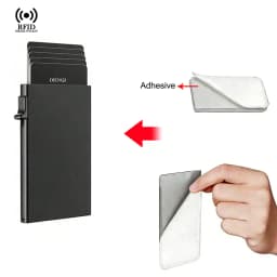 Slim Business Card Holder Rfid Minimalist Smart Wallet Pop Up Metal Box Credit Bank Visit Cardholder Case Porte Carte De Visite