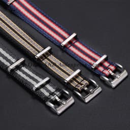 Nylon Watchbands for Omega 007 for Seamaster 300 60s French Army Watch Straps 20mm Canvas Replacement Bracelets Sport Wristbelts