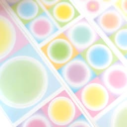 60mm * 2m geometric circle semi transparent PET die cut sticker DIY diary scrapbook basic decoration handmade aesthetic supplies