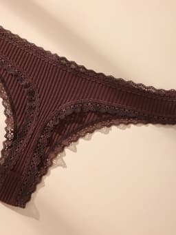 7Pcs/Set Women Thongs Panties Cotton Sexy Lace Underwear Tanga Solid T Back Pants Soft Underpants G-Strings Female Lingerie S-XL