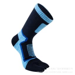 Sports Toe Socks Compression Running Socks Breathable Sweat-Absorbing Comfortable Thick Endurable Outdoor Fitness 5 Finger Socks