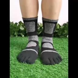 Sports Toe Socks Compression Running Socks Breathable Sweat-Absorbing Comfortable Thick Endurable Outdoor Fitness 5 Finger Socks