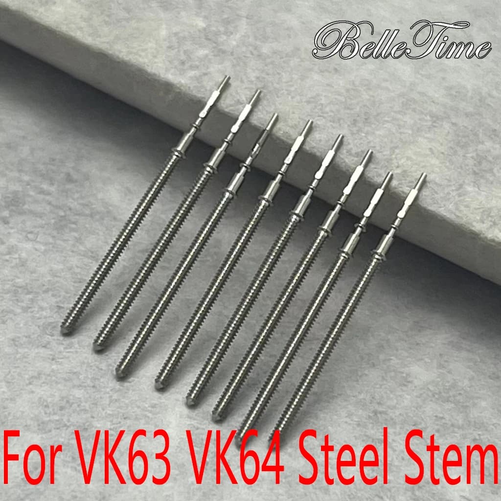 Watch Steel Stem Kit Watch of Winding Stem Fit VK63 VK64 VK61 VK67 VK68  Automatic Mechanical Movement Watch Accessories Parts