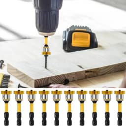 Magnetic Plasterboard Positioning Batch Head Screwdriver Bit Drilling Tools PH2 Hex Shank Drywall Locating Screw Bits Set 50mm