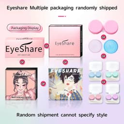 EYESHARE Popular Color Contact Lens for Eyes Black Lens Eye Fashion Brown Beauty Colored Pupils Gray Contact Blue Eyes Makeup